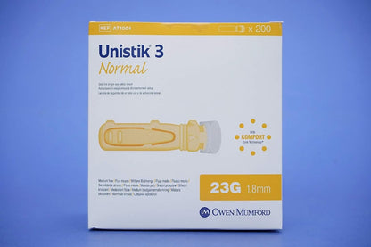 UNISTIK 3 CMFT LANCETS 28G X 1.8MM 100CT