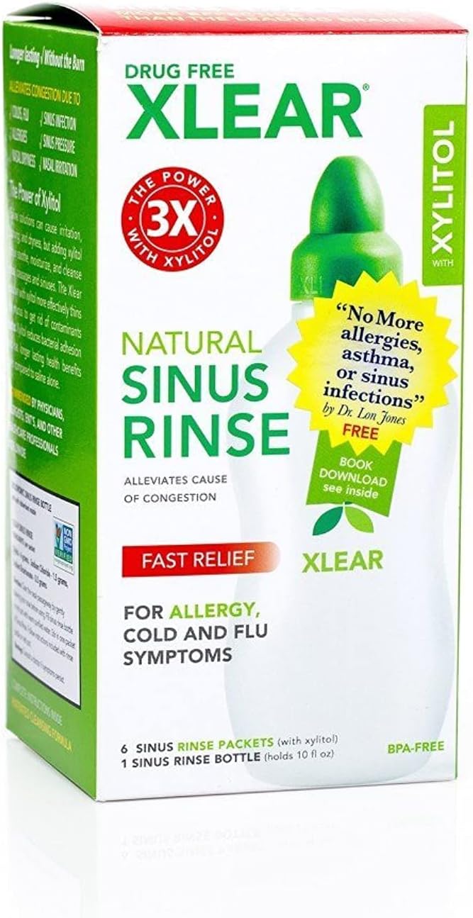 XLEAR SINUS RINSE KT W/6PK