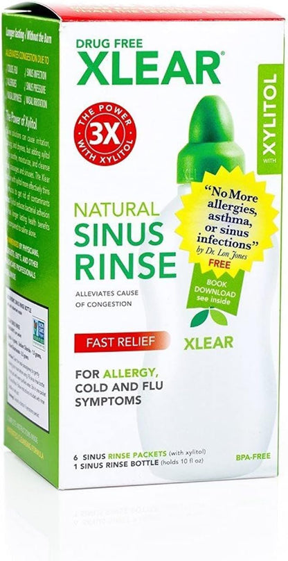 XLEAR SINUS RINSE KT W/6PK