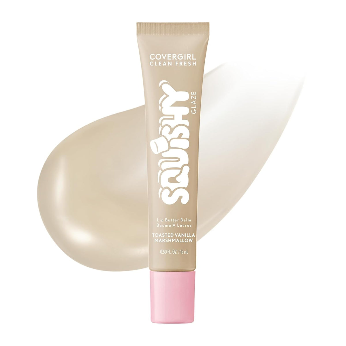COVERGIRL Clean Fresh Squishy Glaze Lip Butter Balm - 160 Fresh Plum, 0.5 oz