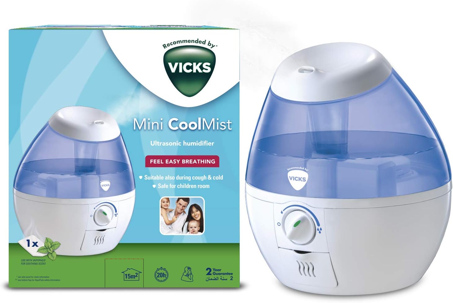 HUMIDIFIER VUL575 COOL MIST 1GAL VICKS
