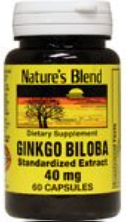 NAT B GINKO BILOBA XTRC CP 40MG60