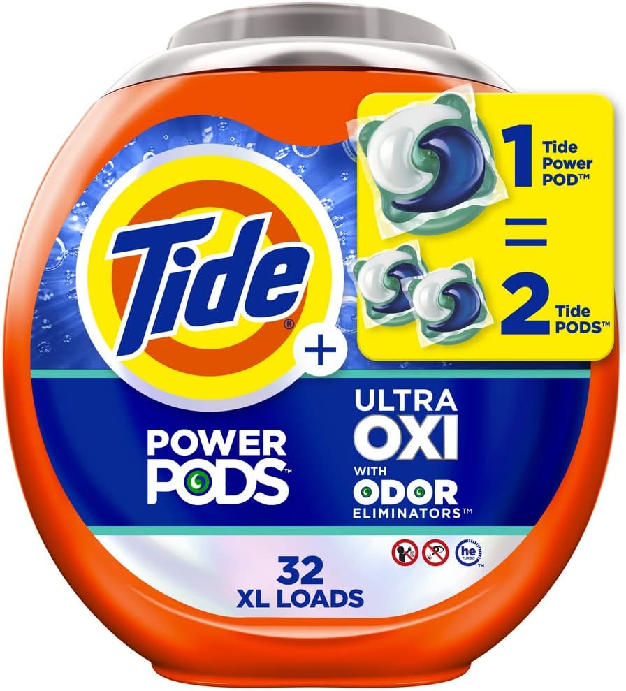 TIDE PWR PDS LQ 26OZ OXI BST 18CT