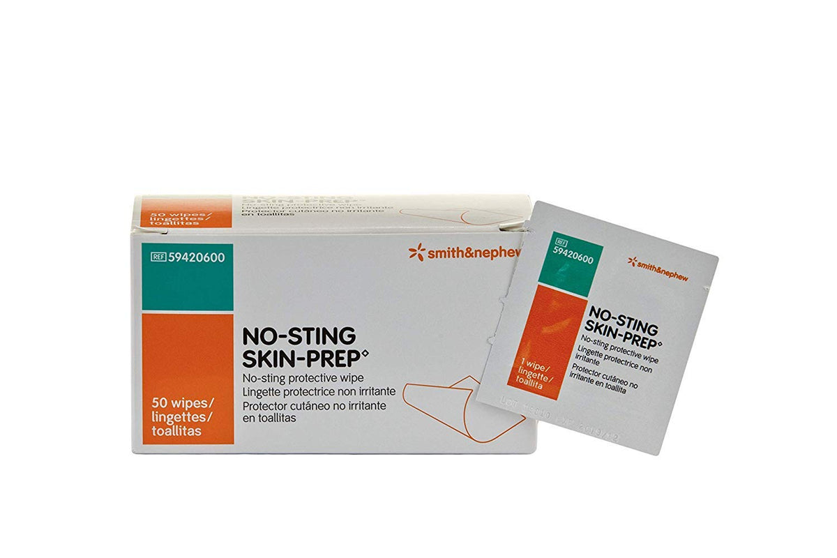 NO STING SKIN PREP WIPE PA 50