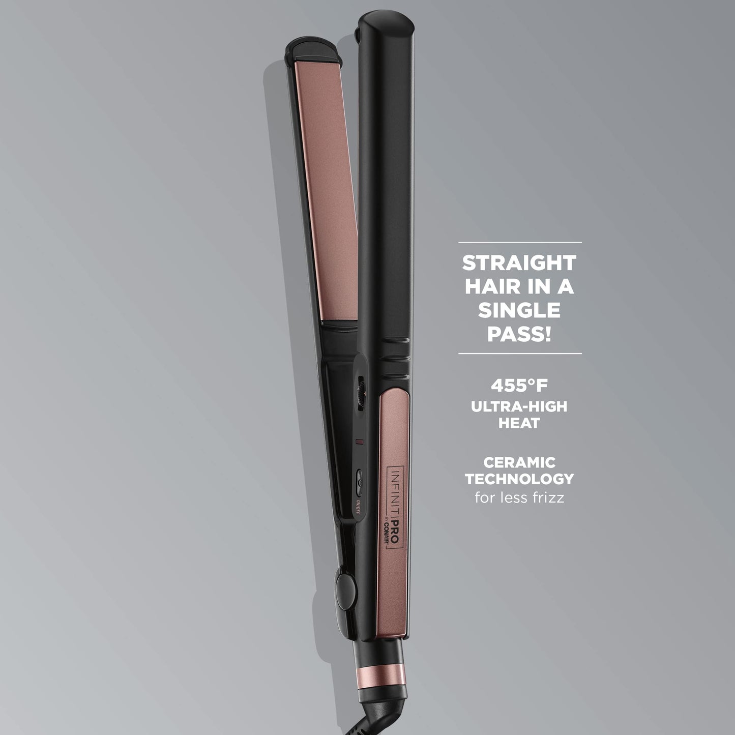 CONAIR MiniPro Ceramic Flat Iron, 1/2"