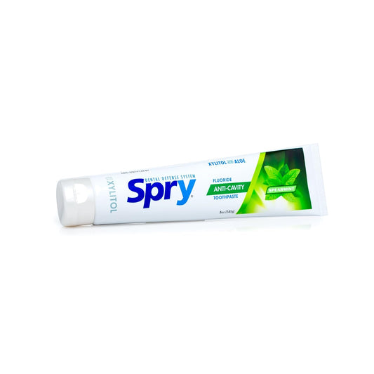 SPRY TPASTE,SPEARMINT,FLUORIDE