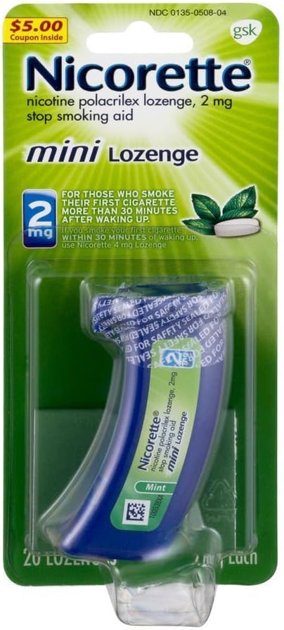 NICORETTE MINI LOZENGE MINT 4MG 20CT