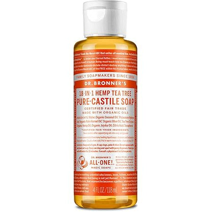 DR. BRONNER'S CASTILE LIQ SOAP,OG3,ROSE