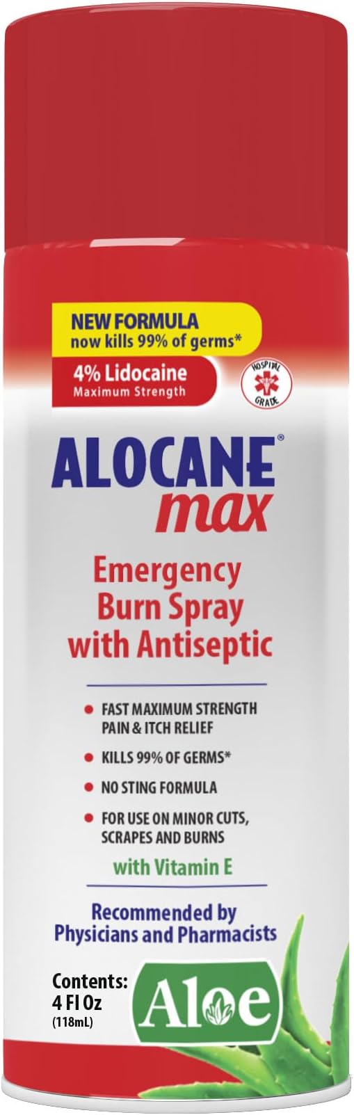ALOCANE MAX FIRSTAID ANTISPTIC SPY 3.5OZ