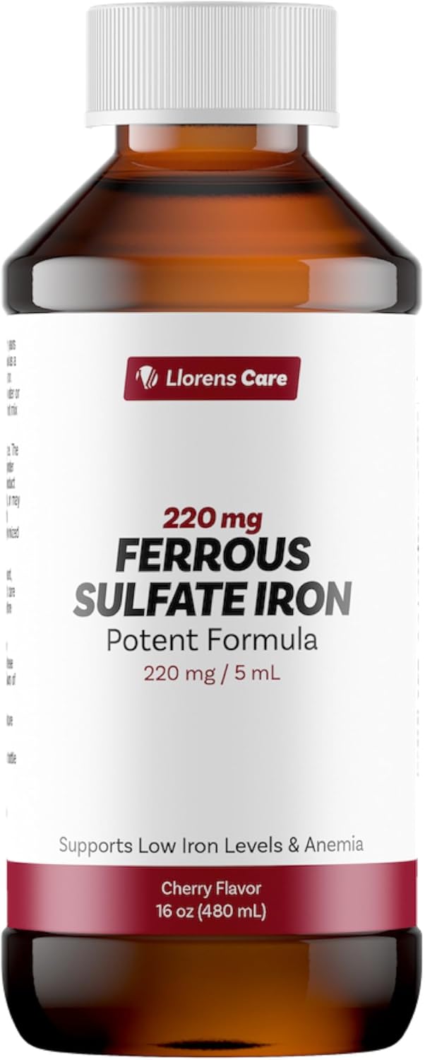 FERROUS SULFATE 220 MG-5 ML ELX 473 ML