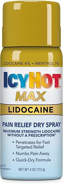 ICY HOT LIDOCAINE NO MESS ROLL-ON 2.5OZ