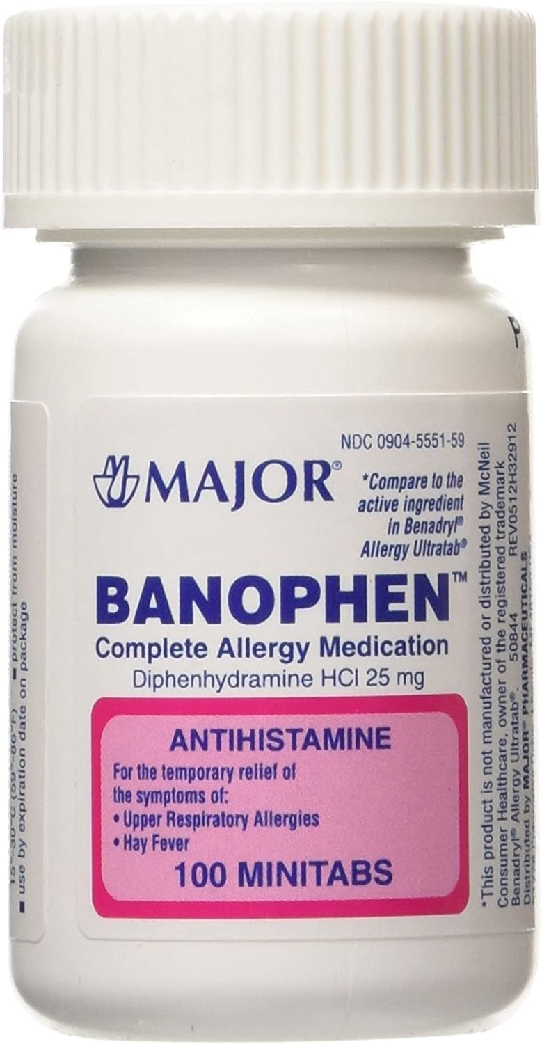 BANOPHEN CP 25MG 24