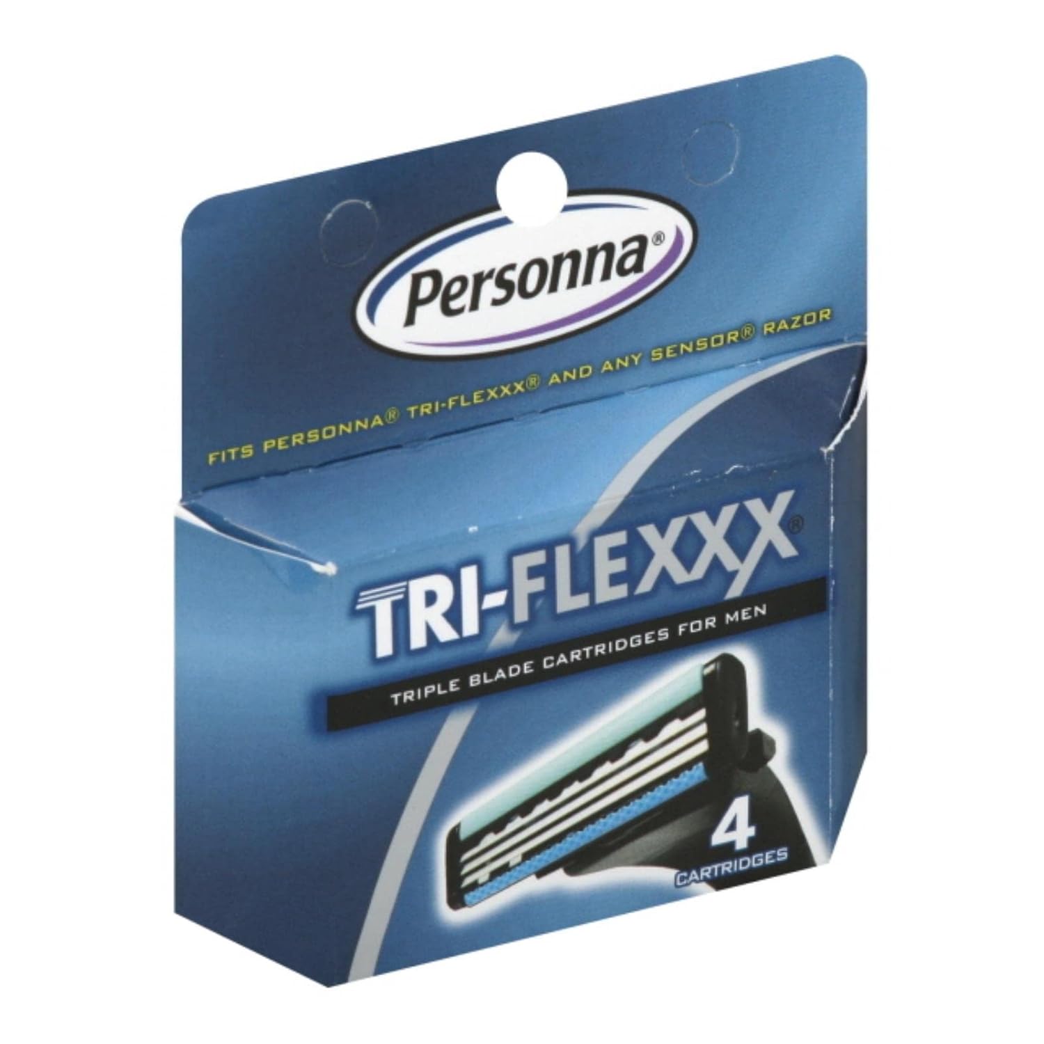 PERSONNA TRIFLX,MENS CARTRIDGES