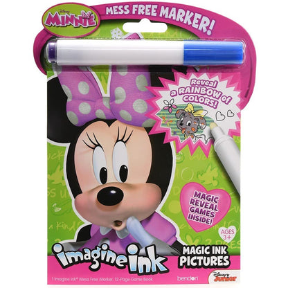 Bendon Imagine Ink Magic Ink Girls Coloring Book - Assorted
