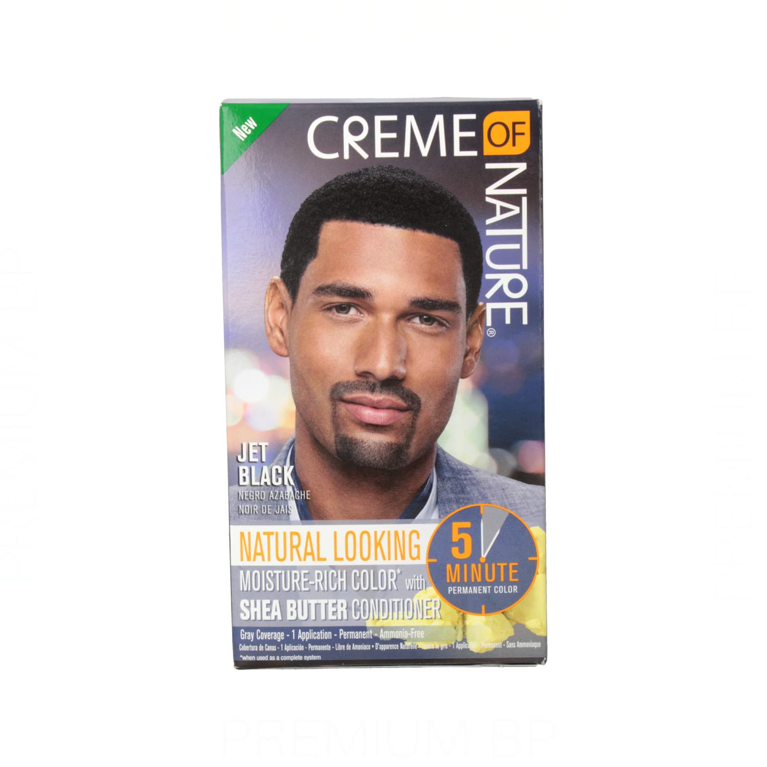 Creme Of Nature Color Mens Jet Black