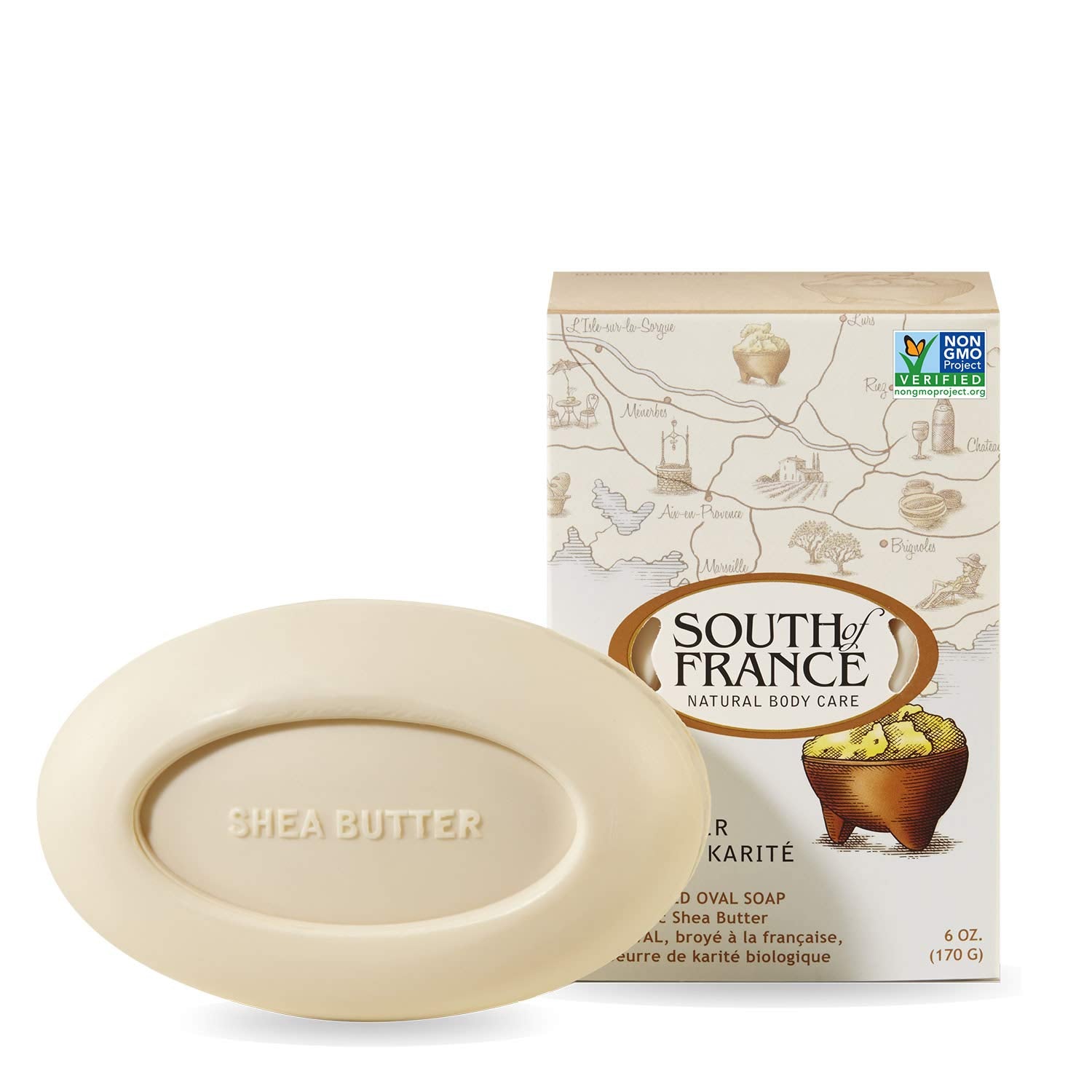 SOUTH OF FRANCE BAR SOAP,SHEA BUTTER