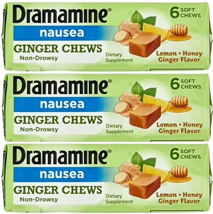 DRAMAMINE NAUSEA GINGER CHW 20CT