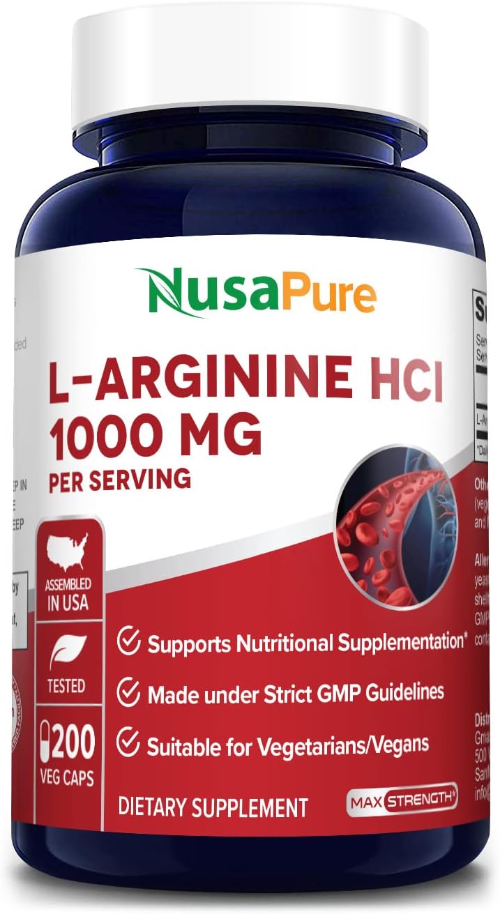 L-ARGININE 1000MG TABLET 50CT NAT BOUNTY