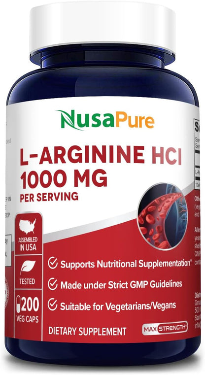 L-ARGININE 1000MG TABLET 50CT NAT BOUNTY