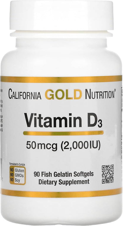 VITAMIN D3 50 MCG GMY 90CT NAT BOUNTY