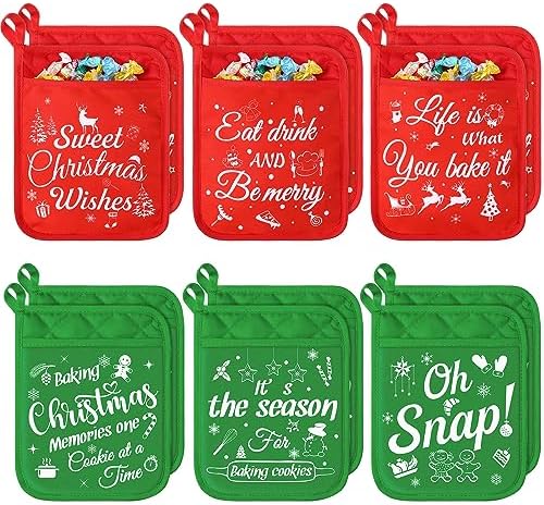 MUkitchen Christmas Cookies Pot Holder