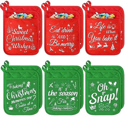 MUkitchen Christmas Cookies Pot Holder