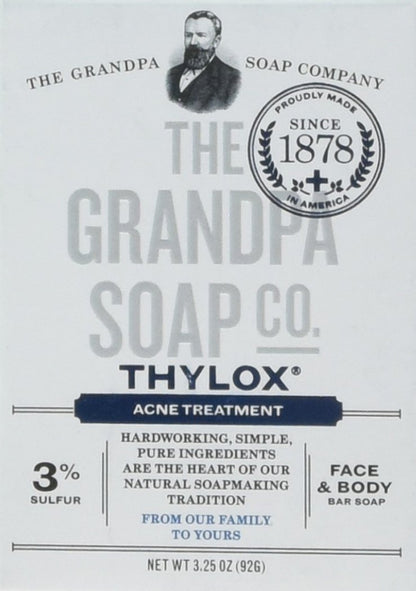 THE GRANDPA SOAP CO. SOAP,THYLOX ACNE TRTMNT