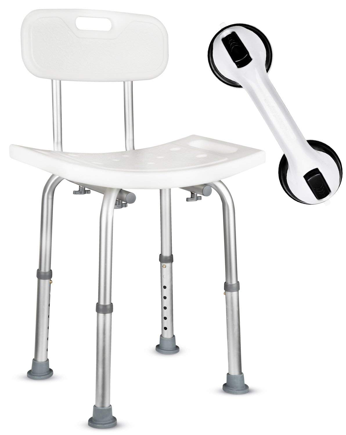 CAH SHOWER CHAIR W/BACK 250LBS