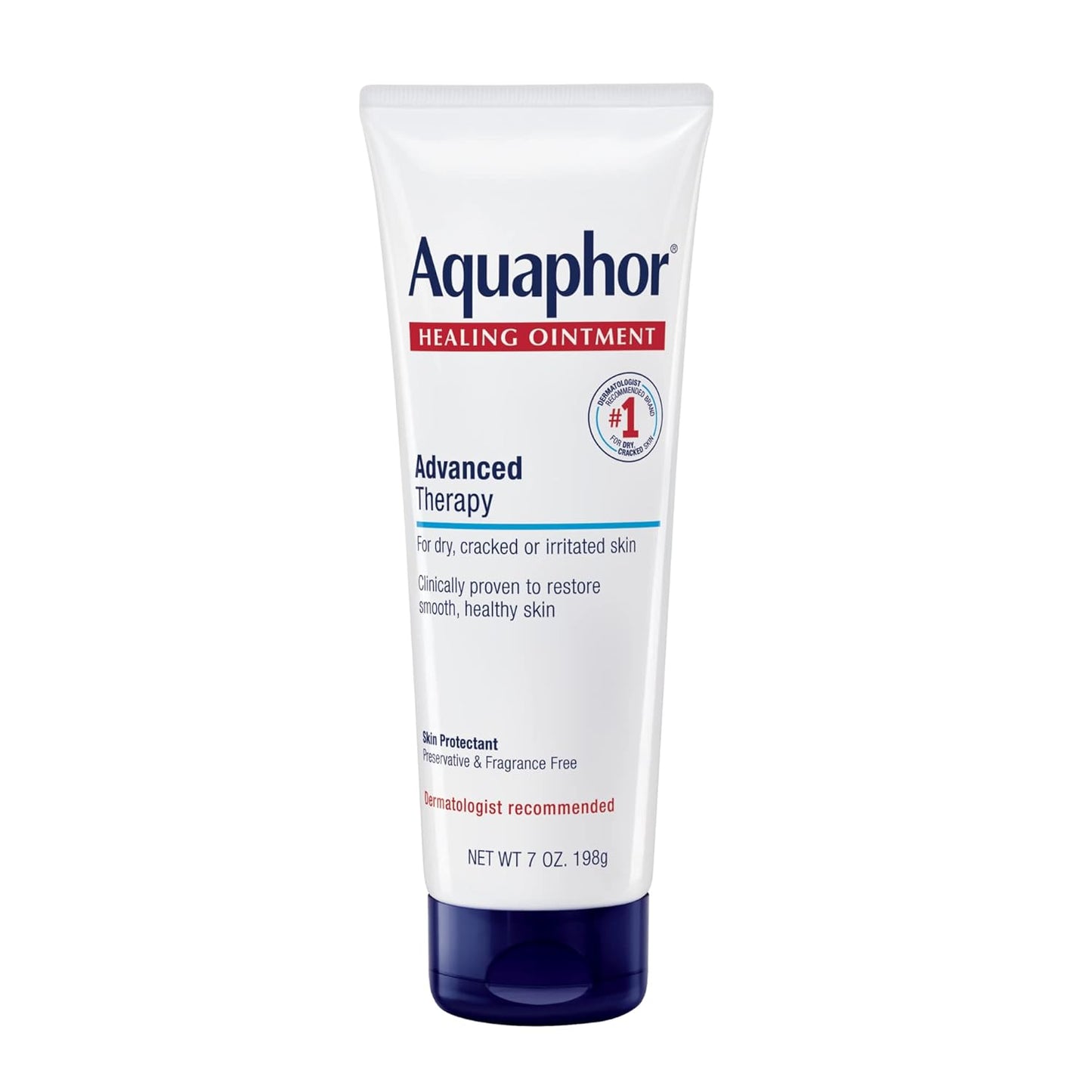 Aquaphor Healing Ointment Advanced Therapy Moisturizer for Dry and Cracked Skin - Unscented
