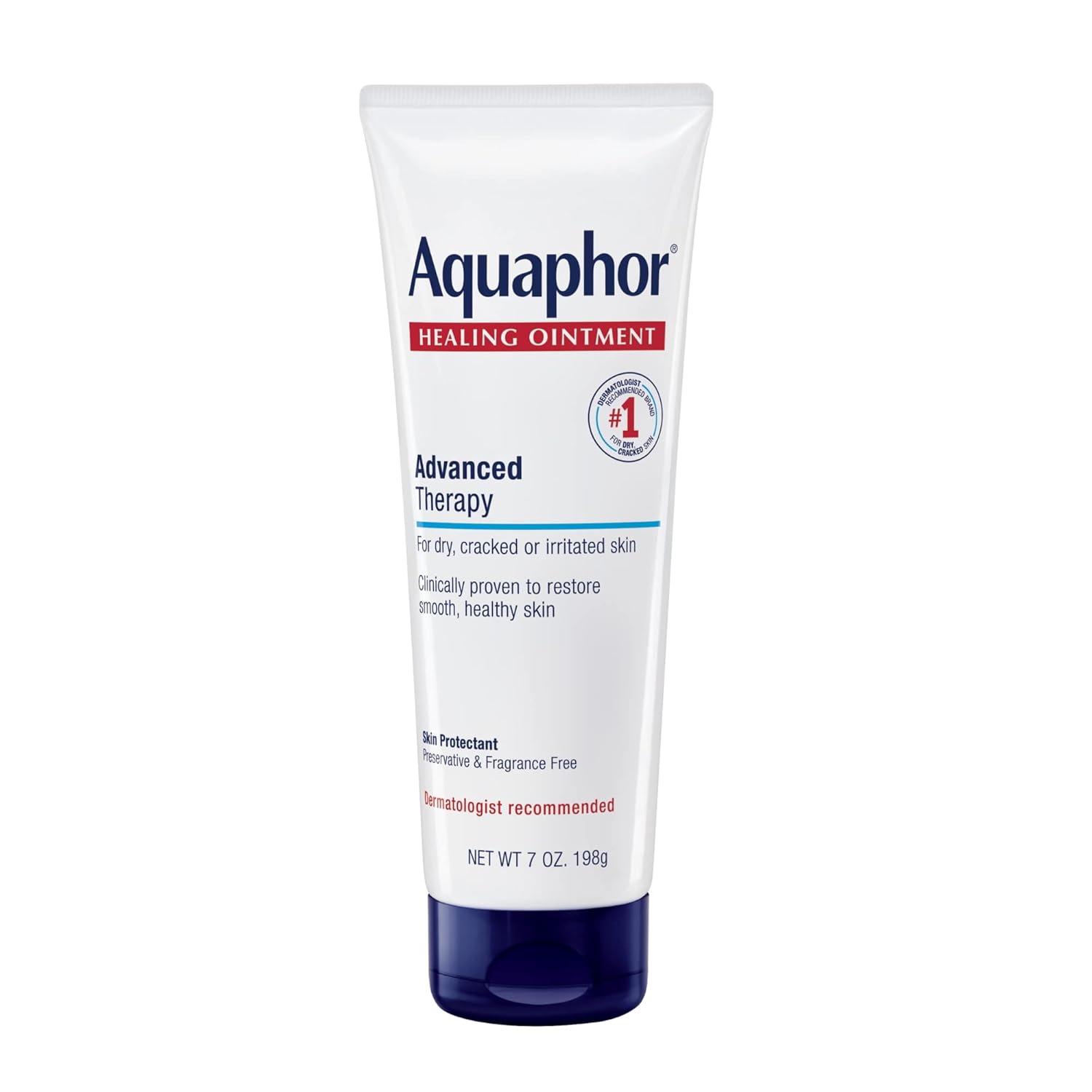 Aquaphor Healing Ointment Advanced Therapy Moisturizer for Dry and Cracked Skin - Unscented