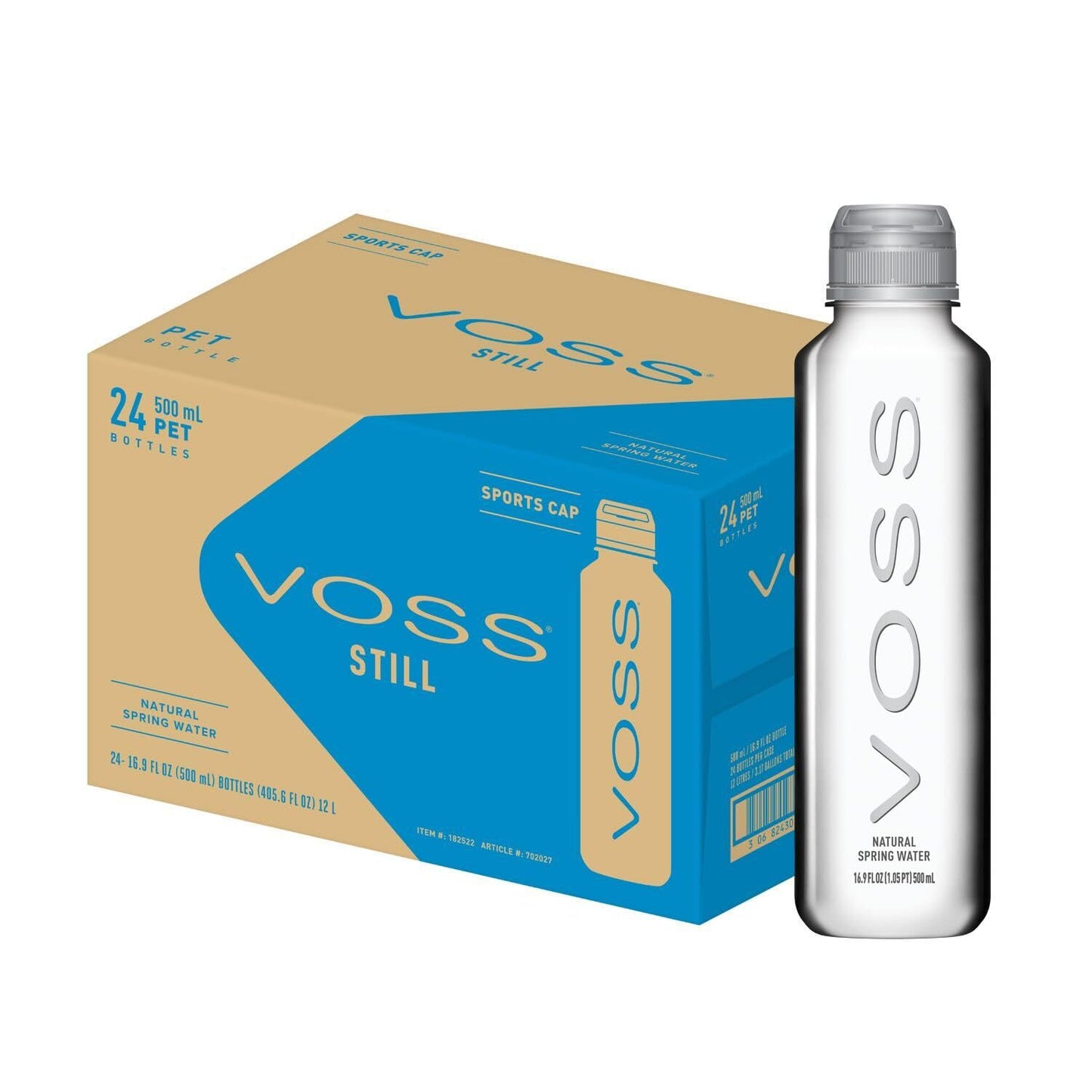 VOSS WATER WATER,PET,STILL,850ML