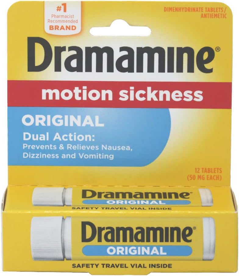 DRAMAMINE MOTION SICKNESS ORIG TAB 12CT