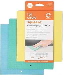 FULL CIRCLE CELLULOSE SPNG CLOTH,SQZ