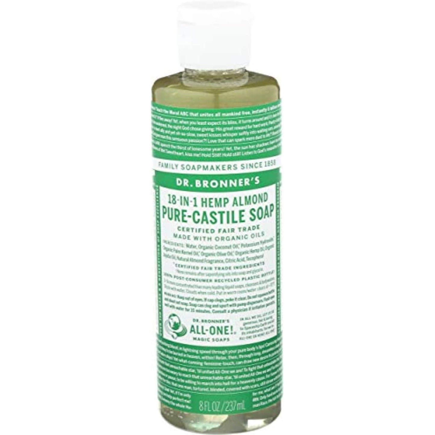 DR. BRONNER'S LIQ SOAP,OG2,SHIKA,PPRMNT