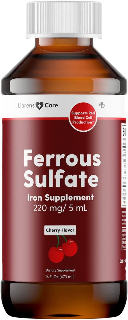 FERROUS SUL 220 MG-5 ML ELX 473 ML