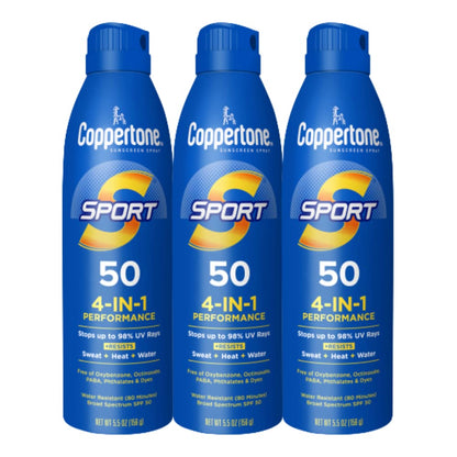 COPPERTONE SPORT CONT SPF50 SPRAY 5.5OZ