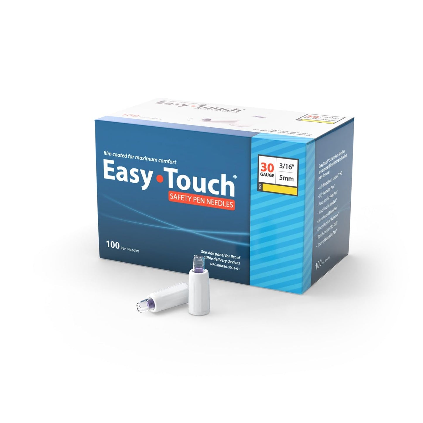 EASY TOUCH PEN NEEDLE 31G 5/16" 100CT
