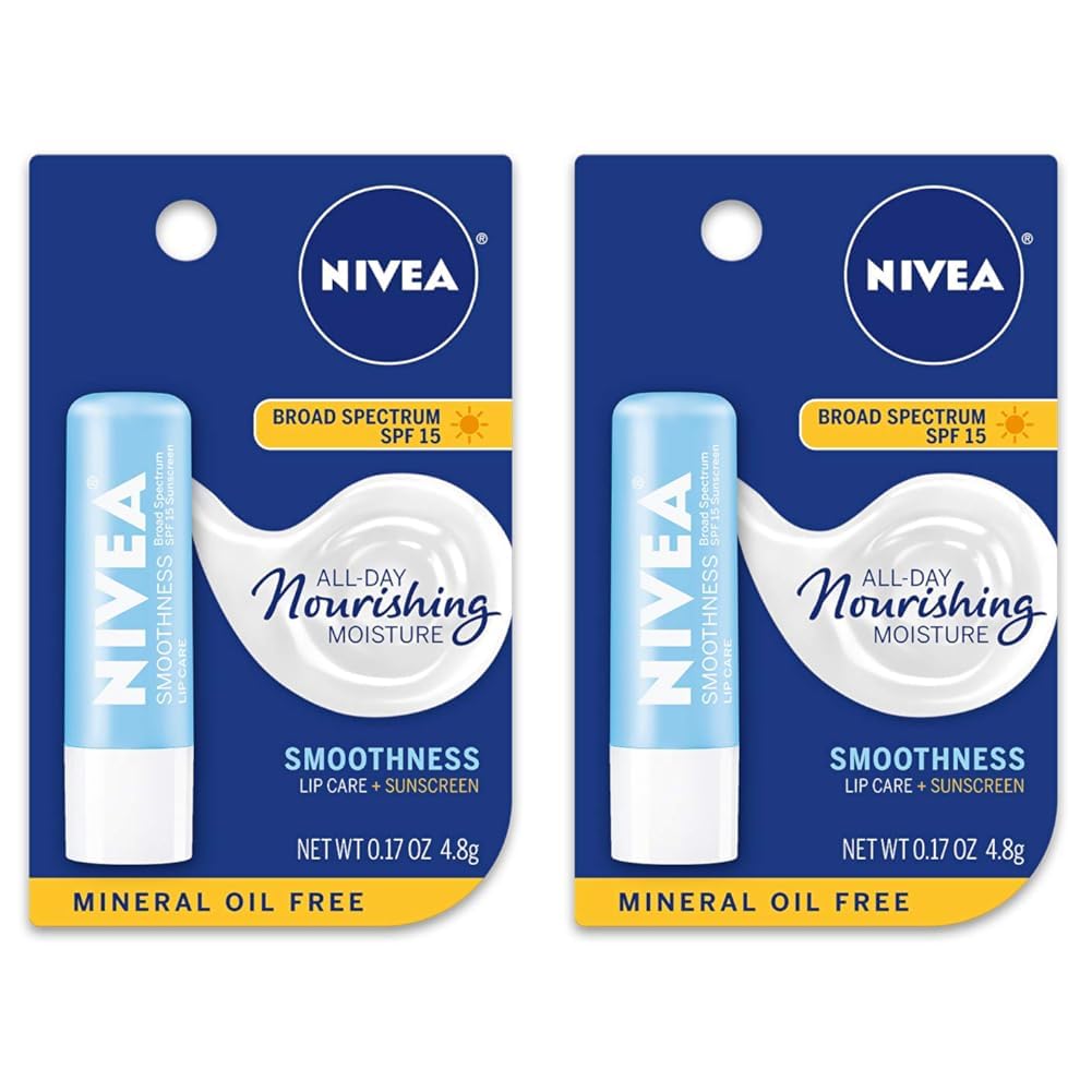 NIVEA LIP CARE SMOOTH SPF15 LPB 6X0.17OZ