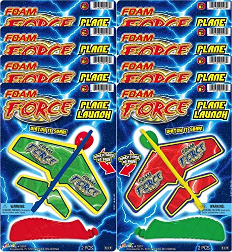 JA-RU Toy Foam Plane Launcher