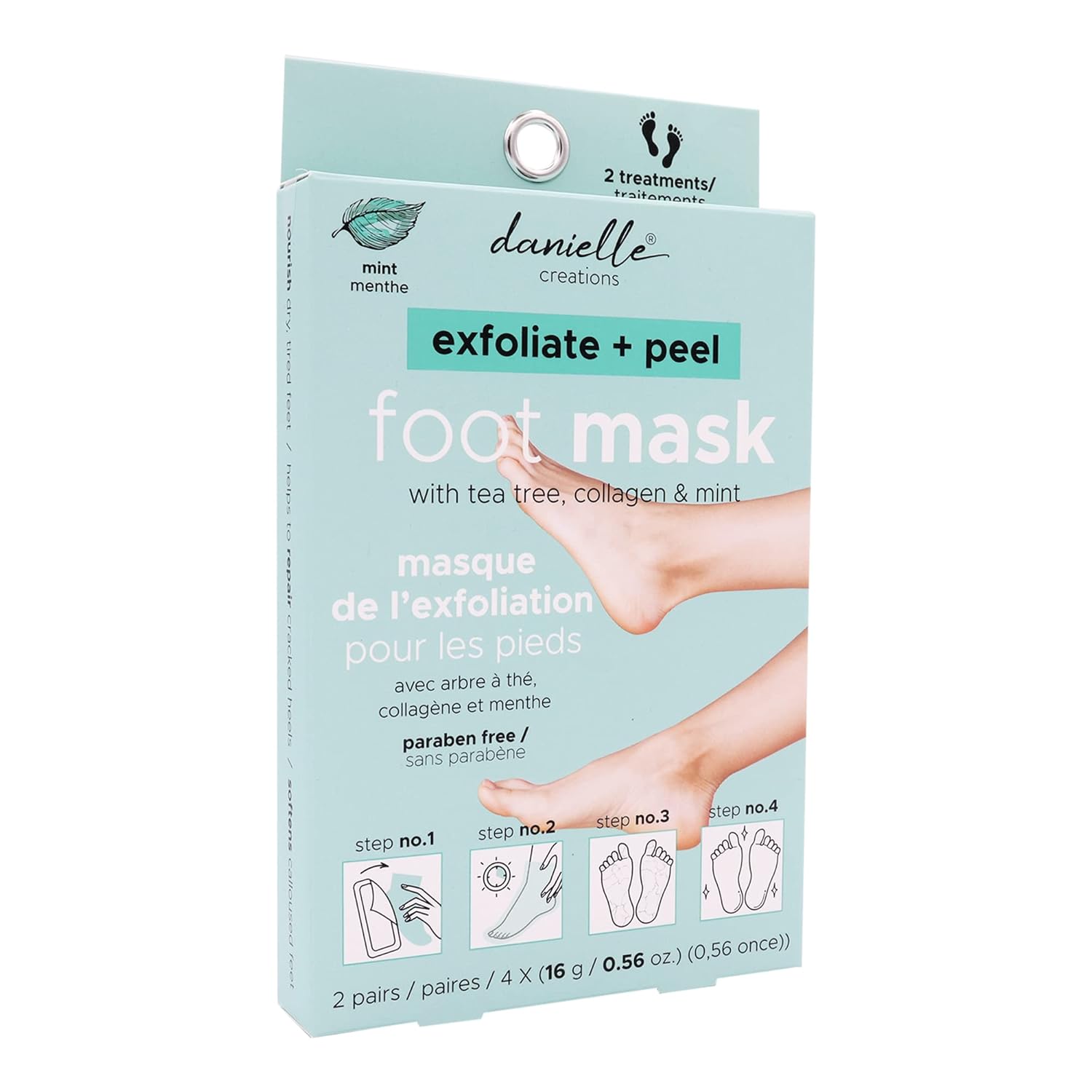 Coconut Milk Exfoliate Foot Mask 2.5OZ