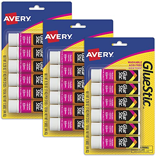 Avery Permanent Glue Stic - White