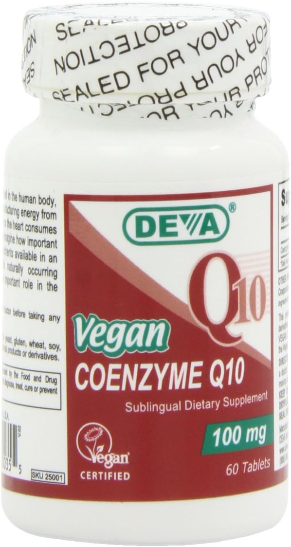 DEVA VEGAN VITAMINS COENZYME Q10,100MG,VEGAN
