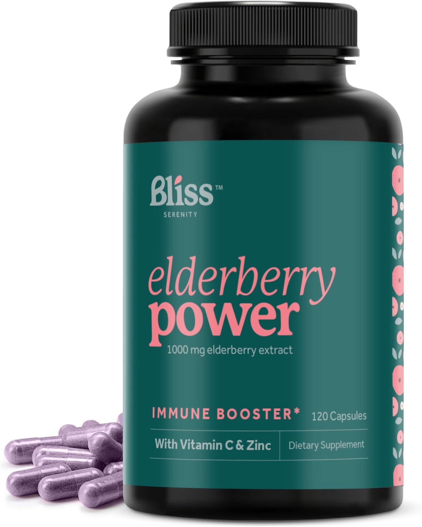 ELDERBERRY SAMBUCUS 630 MG SGC 120CT NB