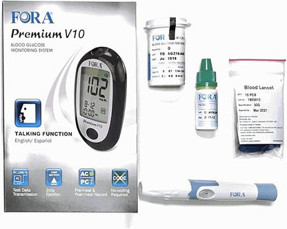 FORA PREMIUM V12 VC BLD GLUCS MONITOR DS