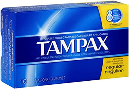TAMPAX FLUSHABLE REGULAR 40CT