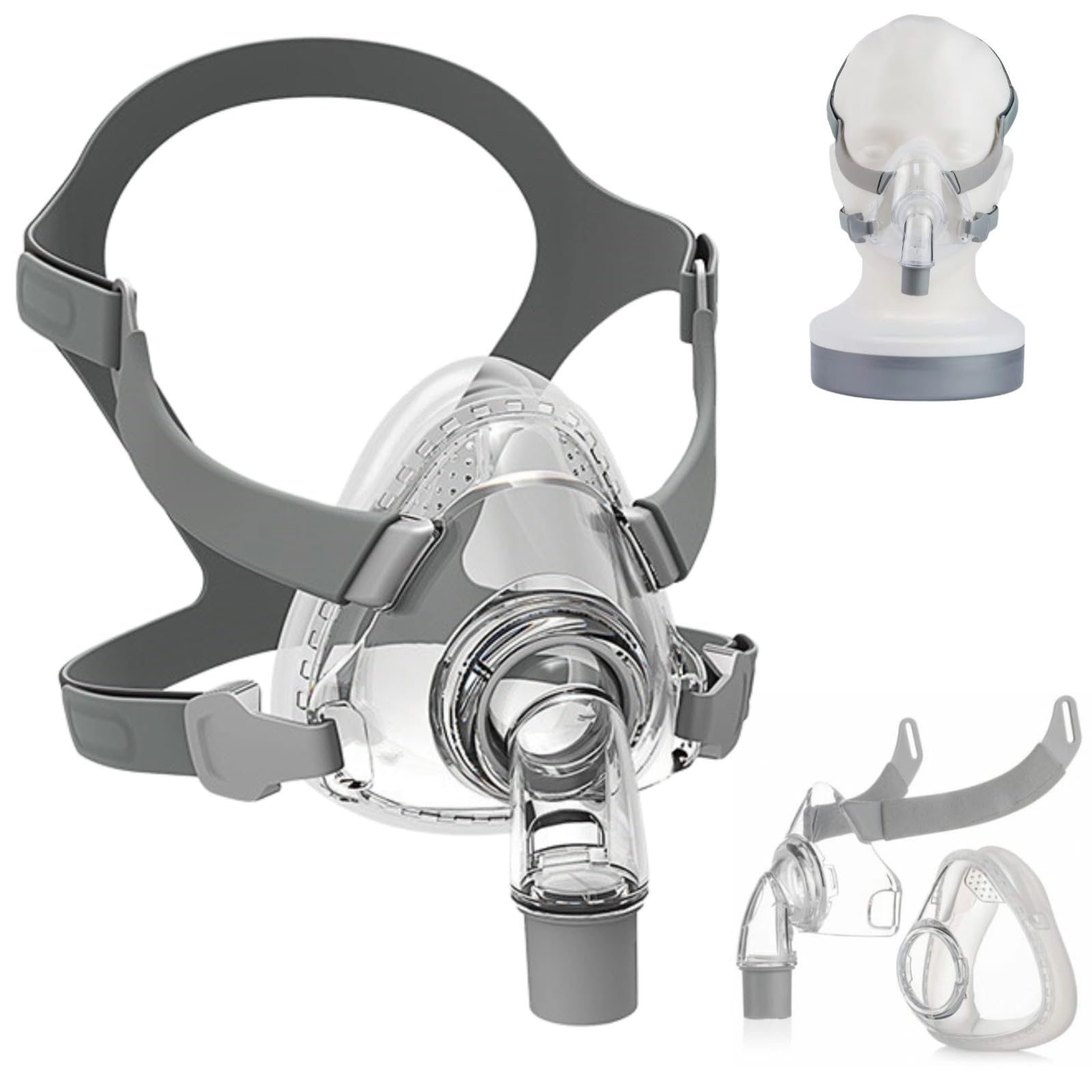 CPAP FULL FACE SILICONE MKLRG