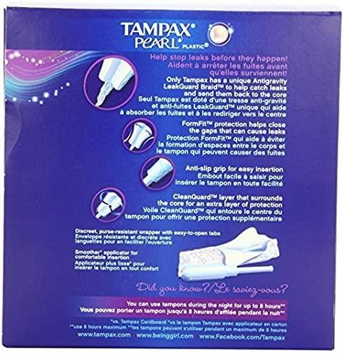 Tampax Tampons Pearl Ultra 18 Count Leakguard Unscented