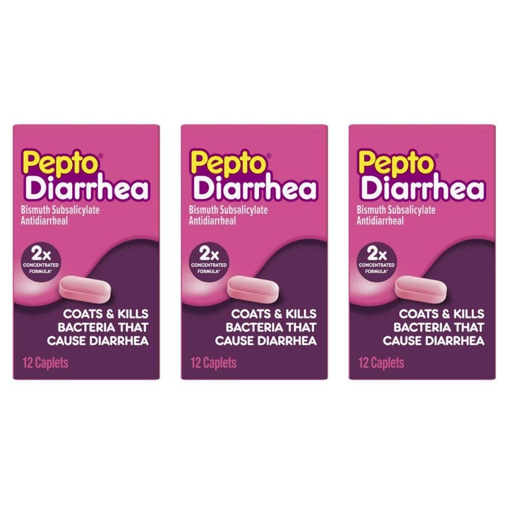 PEPTO DIARRHEA TB 525MG 12 CPLT