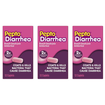 PEPTO DIARRHEA TB 525MG 12 CPLT