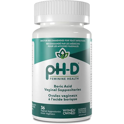 PH-D VAGINAL SU 600MG 24